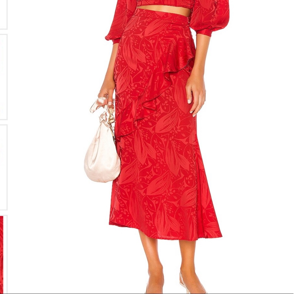 Song of Style Eaton Midi Skirt